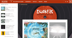 Desktop Screenshot of eklektik-rock.com