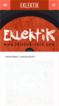Mobile Screenshot of eklektik-rock.com